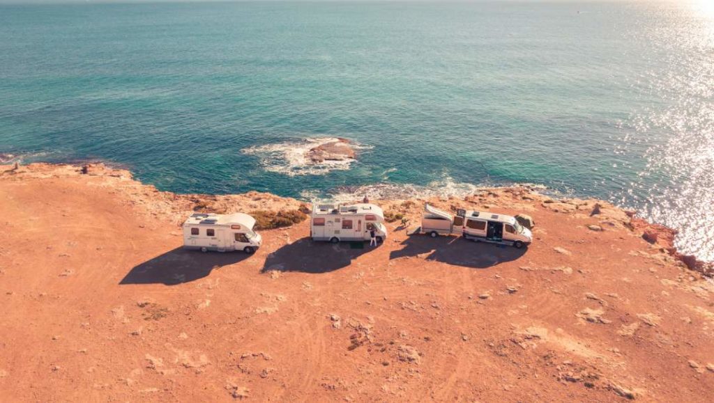 costa de tarragona con camper