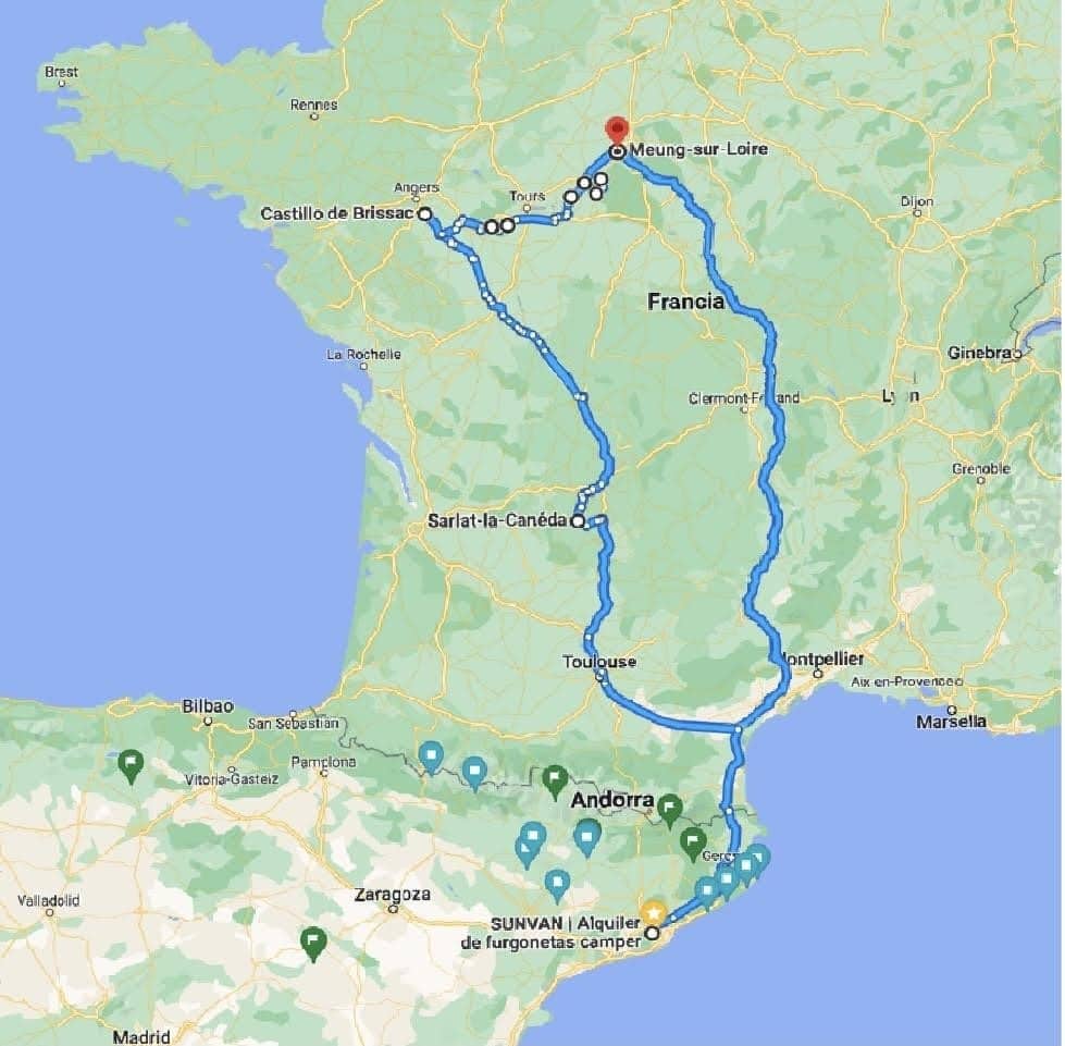 Franco Tableta Injusto Espectacular ruta en Camper por los Castillos del Loira | SUNVAN