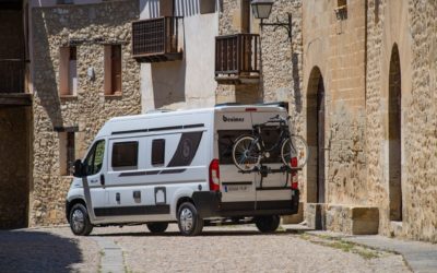 Cómo llevar una bicicleta en camper