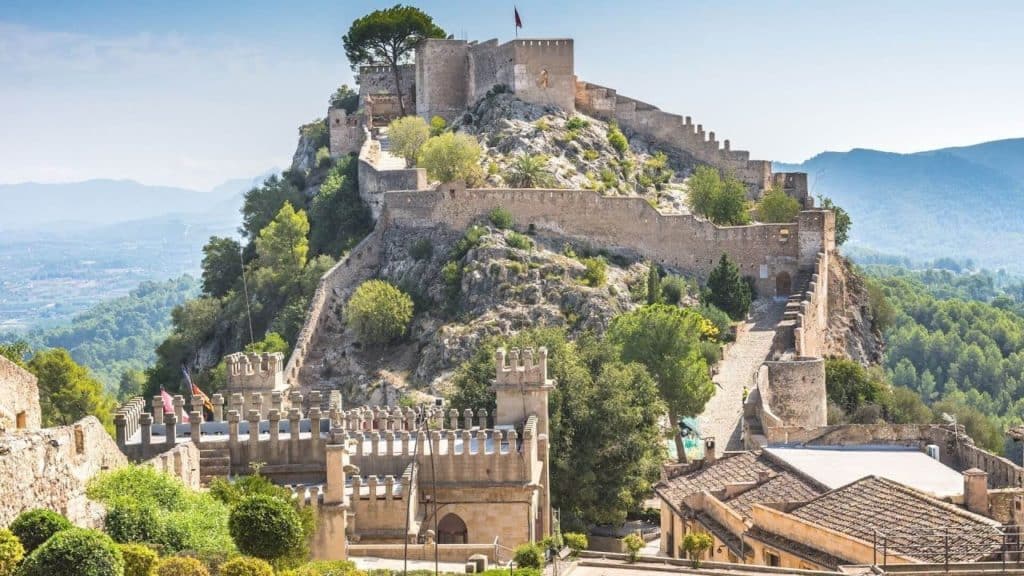 VALENCIA EN AUTOCARAVANA, castillo de xàtiva